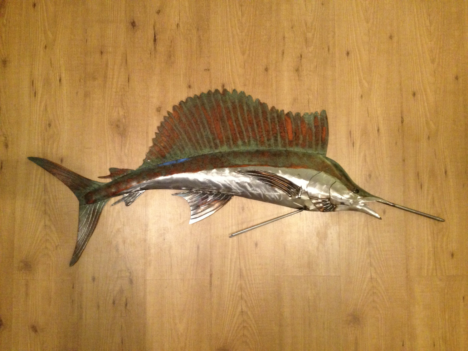 Best ideas about Metal Fish Wall Art
. Save or Pin Sailfish Metal Wall Art Fish sculpture by SallenbachFishArt Now.