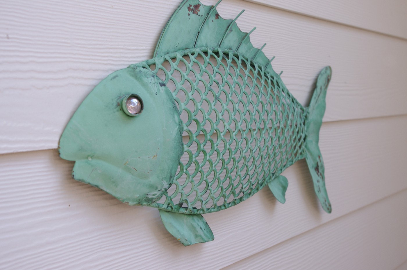 Best ideas about Metal Fish Wall Art
. Save or Pin Nautical Wall Decor Metal Fish Sea Foam Green Now.