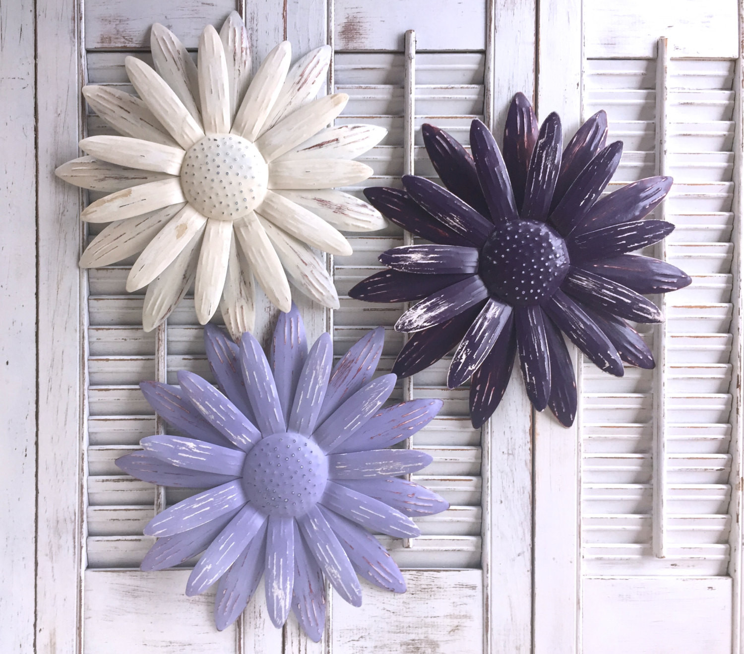 Best ideas about Metal Flower Wall Art
. Save or Pin Metal Flower Wall Art Purple Lavender White Metal Yard Now.