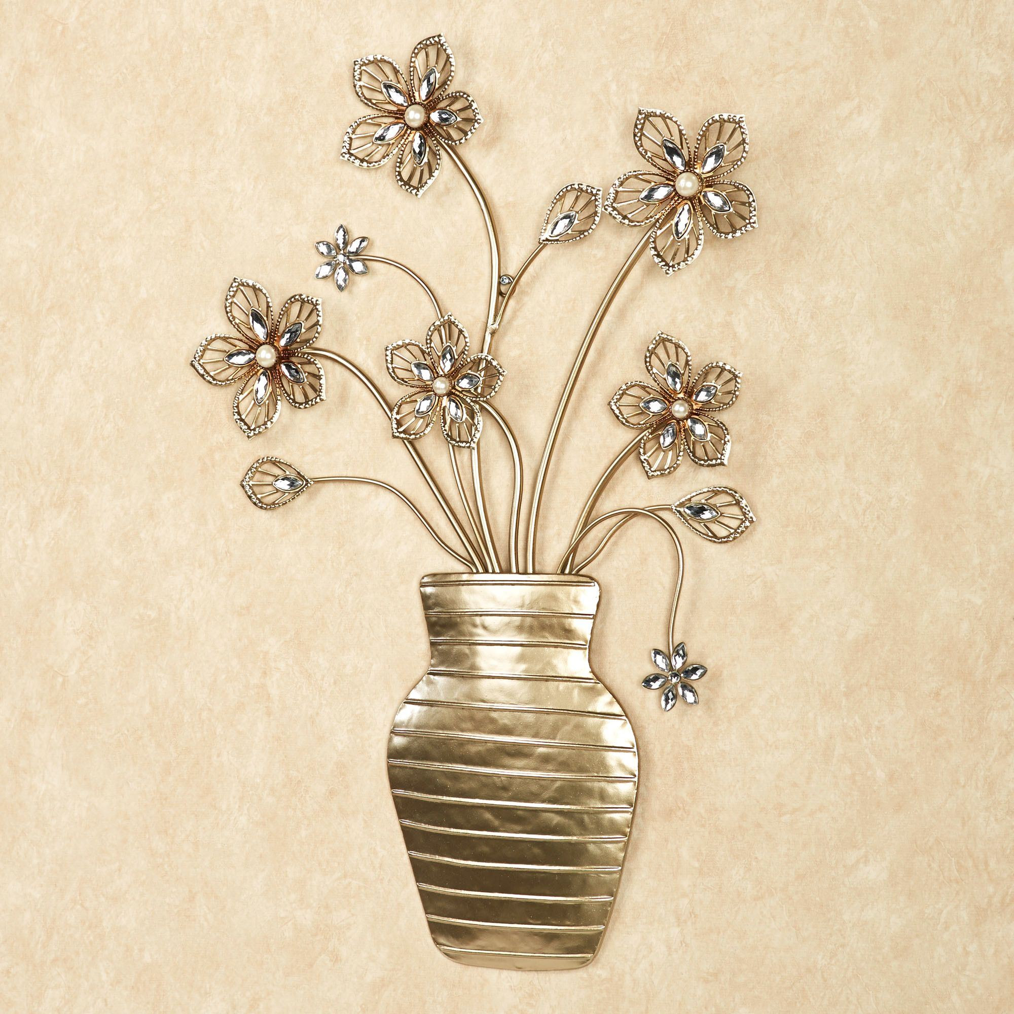 Best ideas about Metal Flower Wall Art
. Save or Pin Rosianna Floral Vase Metal Wall Art Now.