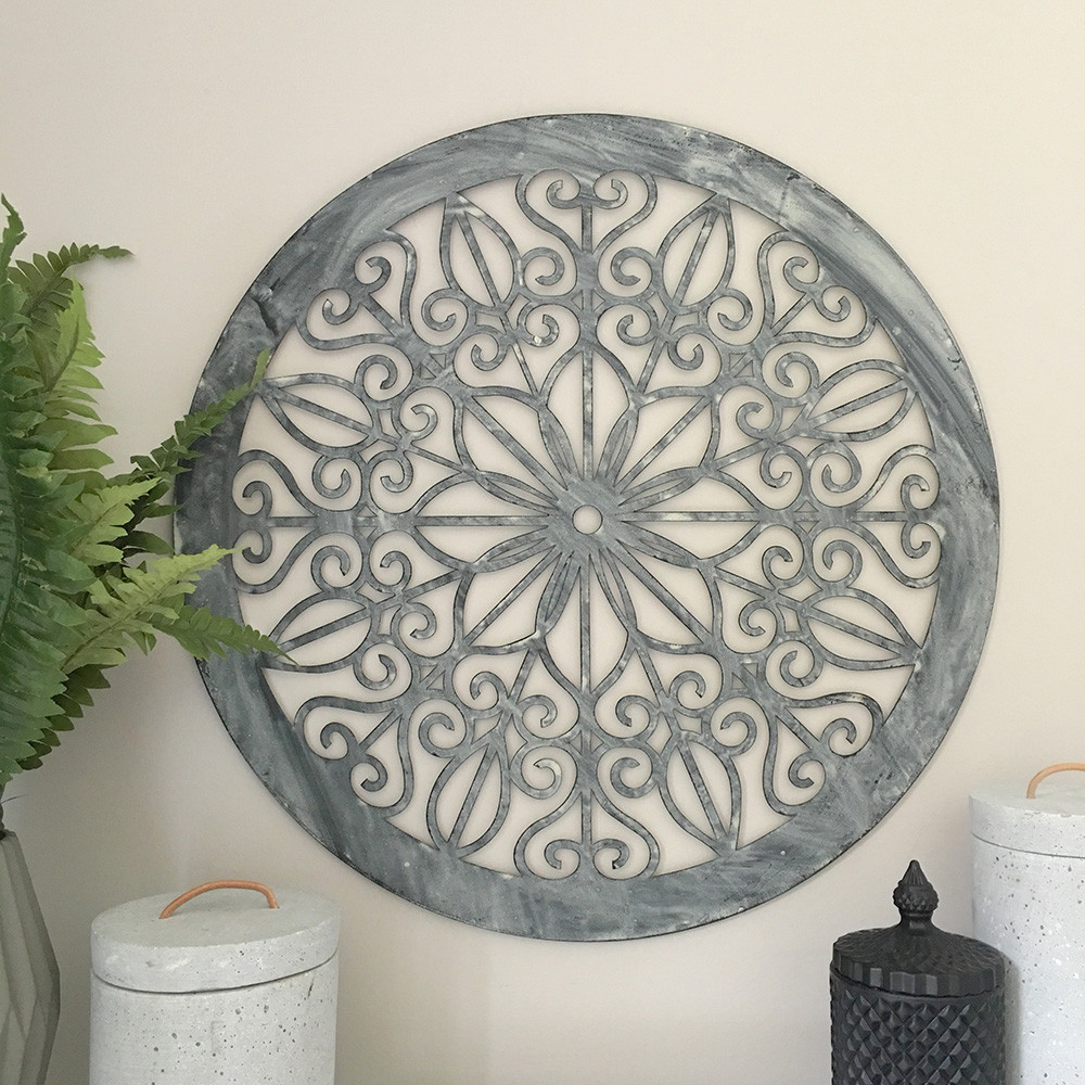 Best ideas about Metal Outdoor Wall Art
. Save or Pin Decorative Round Metal Wall Panel Garden Art Screen Wall Now.