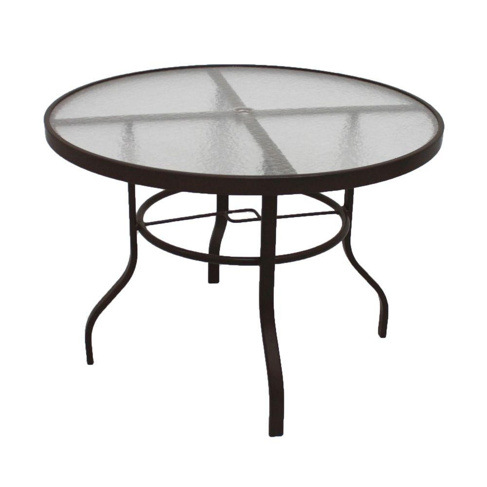 Best ideas about Metal Patio Table
. Save or Pin Hampton Bay Belcourt Metal Round Outdoor Dining Table Now.