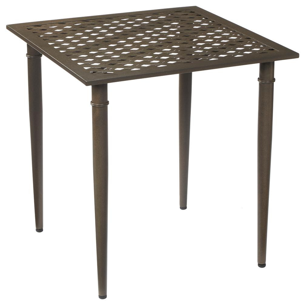 Best ideas about Metal Patio Table
. Save or Pin Hampton Bay Oak Cliff Metal Outdoor Bistro Table 176 411 Now.