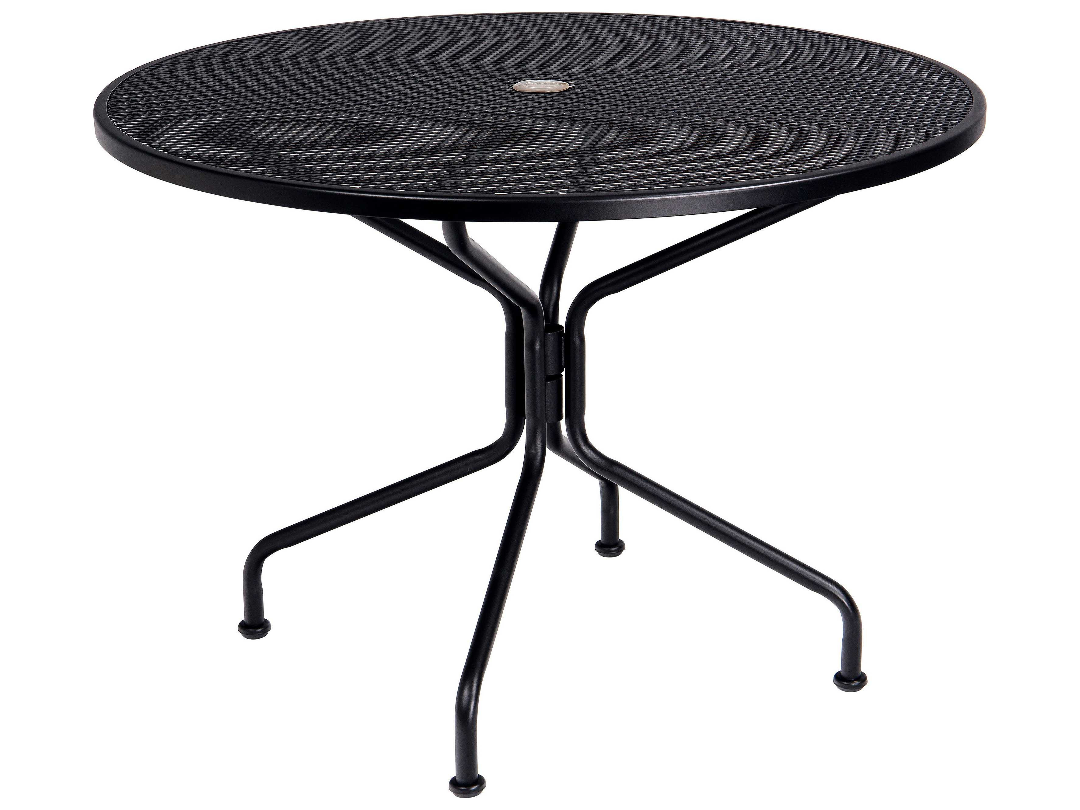 Best ideas about Metal Patio Table
. Save or Pin Woodard Bradford Mesh Wrought Iron Dining Set Now.