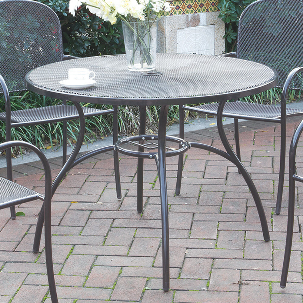 Best ideas about Metal Patio Table
. Save or Pin Casual Outdoor Patio Garden Yard Round Dining Table Mesh Now.