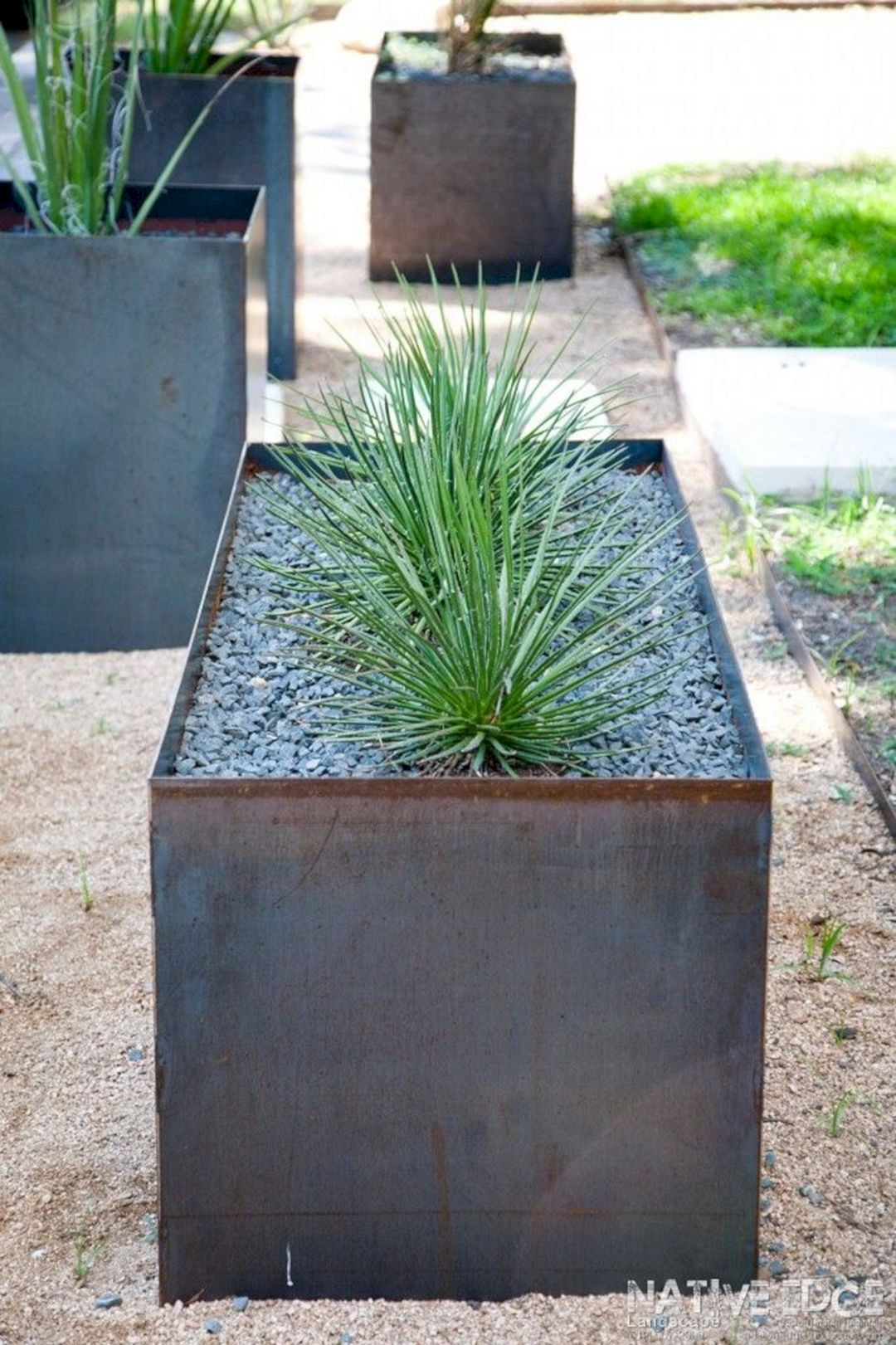 Best ideas about Metal Planters Outdoor
. Save or Pin Wood and Metal Contemporary Outdoor Planters 6 – 24 SPACES Now.