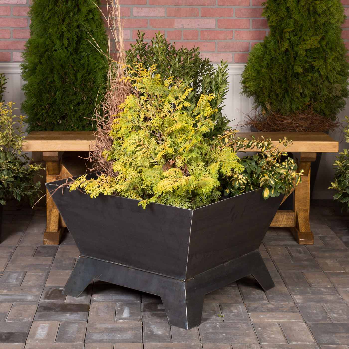 Best ideas about Metal Planters Outdoor
. Save or Pin Steel Outdoor Planter Now.