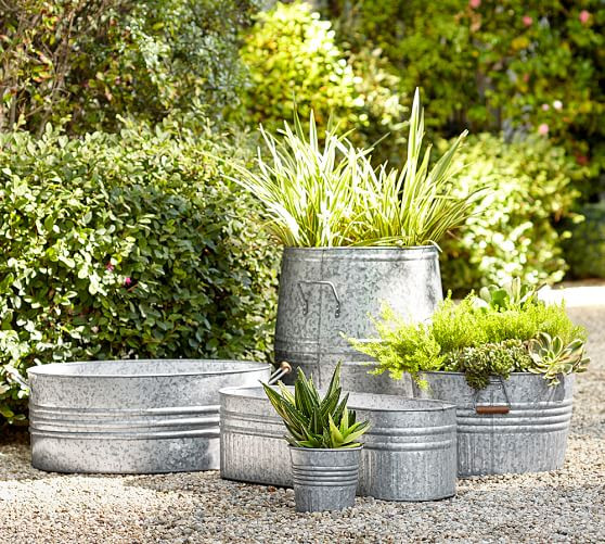 Best ideas about Metal Planters Outdoor
. Save or Pin Eclectic Galvanized Metal Planters Now.