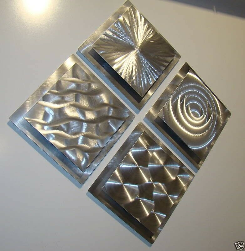 Best ideas about Metal Wall Art
. Save or Pin Set of 4 Silver Modern Metal Wall Art Sculptures Now.