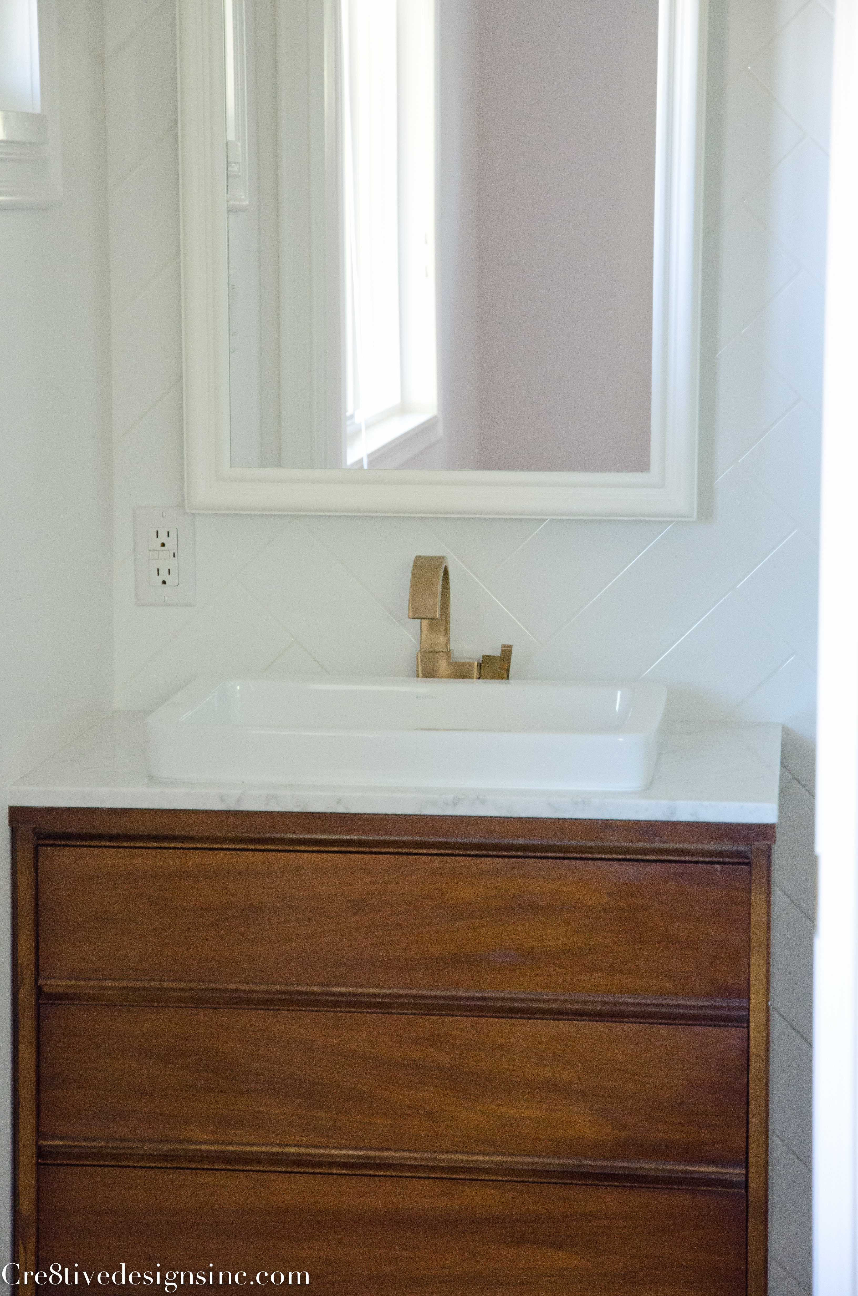 Best ideas about Mid Century Bathroom Vanity
. Save or Pin Designing a tiny bathroom Cre8tive Designs Inc Now.