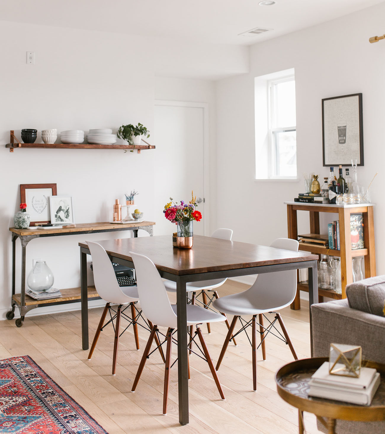 Best ideas about Mid Century Dining Room
. Save or Pin Home Tour Mid Century Modern Boho Inspired Condo Now.