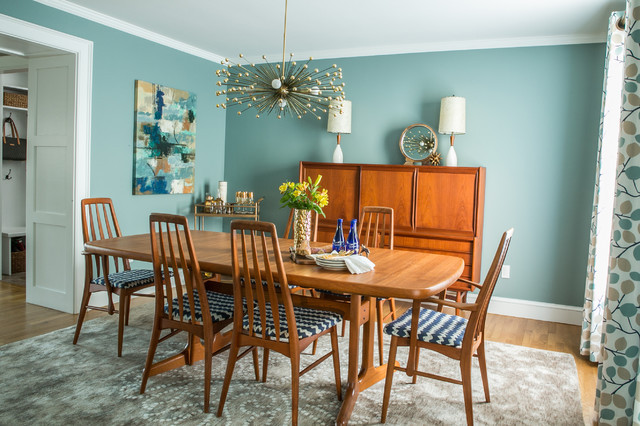 Best ideas about Mid Century Dining Room
. Save or Pin Mid Century Modern Dining Room Transitional Dining Now.