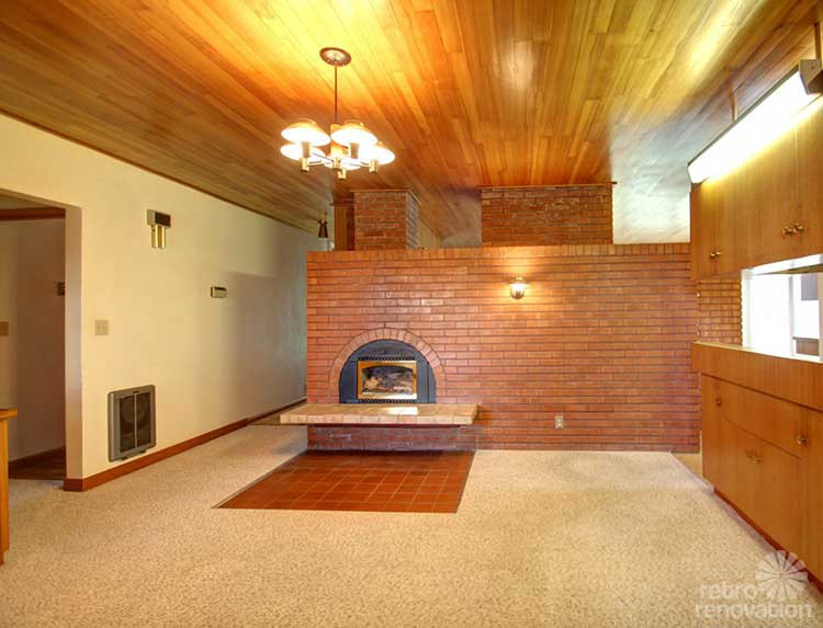 Best ideas about Mid Century Fireplace
. Save or Pin 1 200 s f midcentury modern farm house time capsule Now.