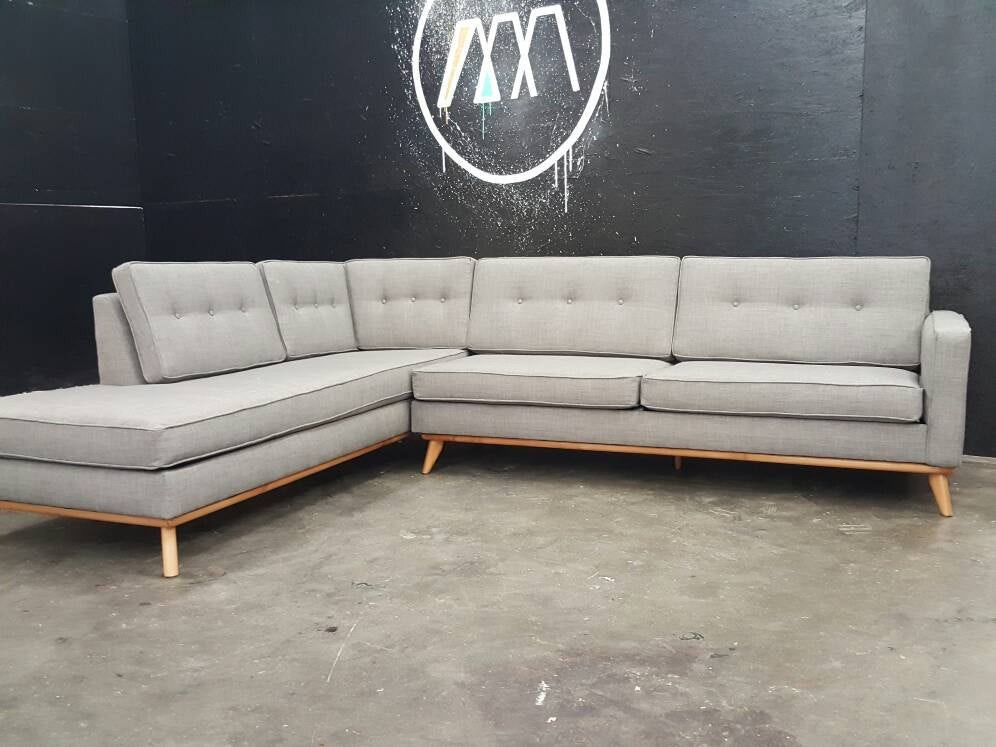 Best ideas about Mid Century Modern Sofa
. Save or Pin Mid Century Modern Sectional Chaise Sofa Now.