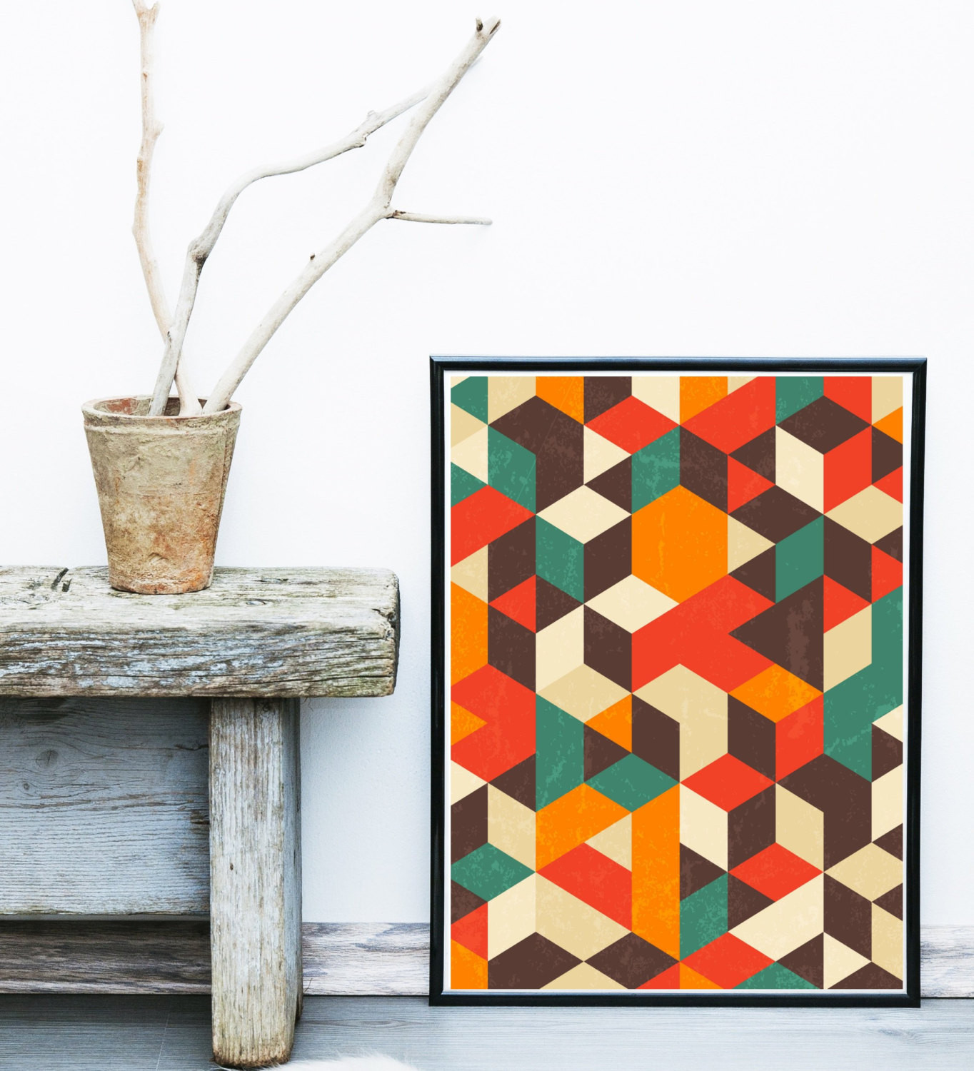 Best ideas about Mid Century Modern Wall Art
. Save or Pin Geometric Wall Art Printable Art Mid Century Modern by Now.