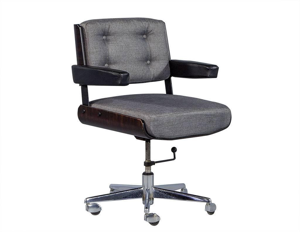 Best ideas about Mid Century Office Chair
. Save or Pin Set of Three Mid Century fice Chair Set by Alain Richard Now.