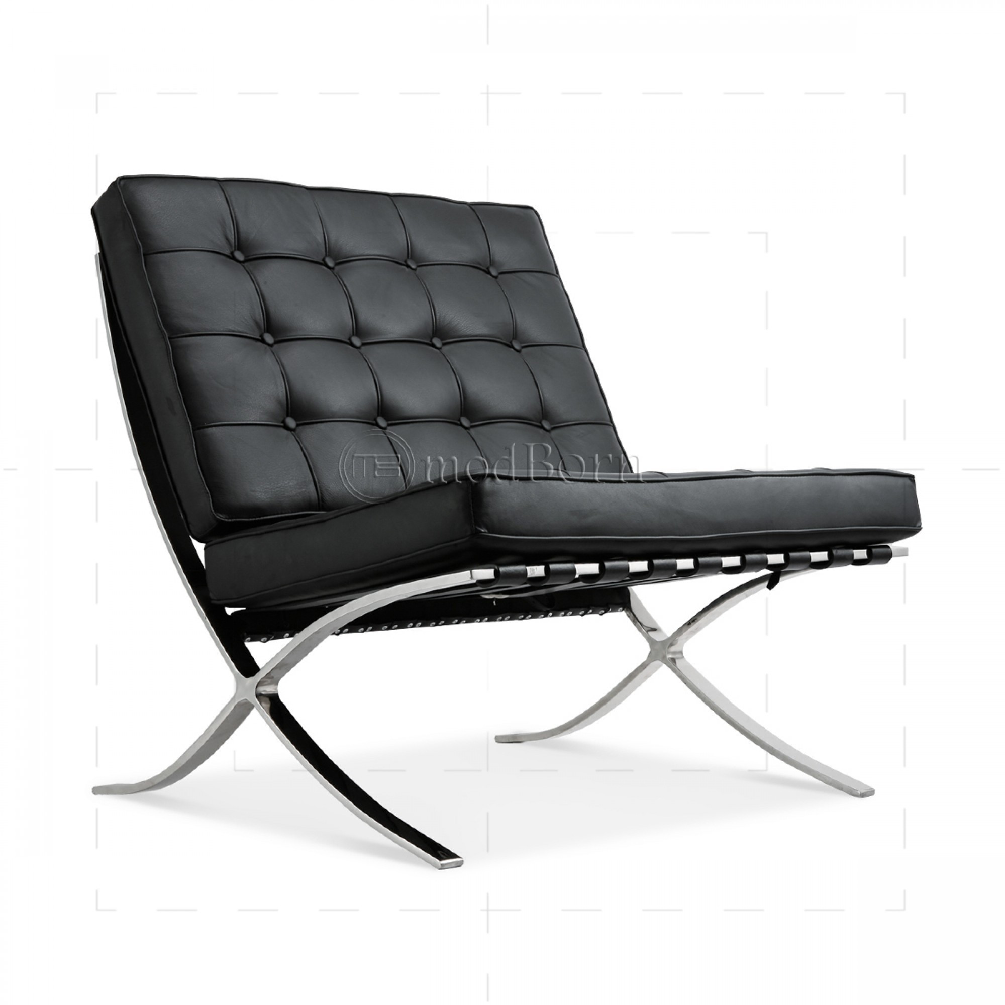 Best ideas about Mies Van Der Rohe Chair
. Save or Pin Ludwig Mies van der Rohe Barcelona Style Chair Black Leather Now.