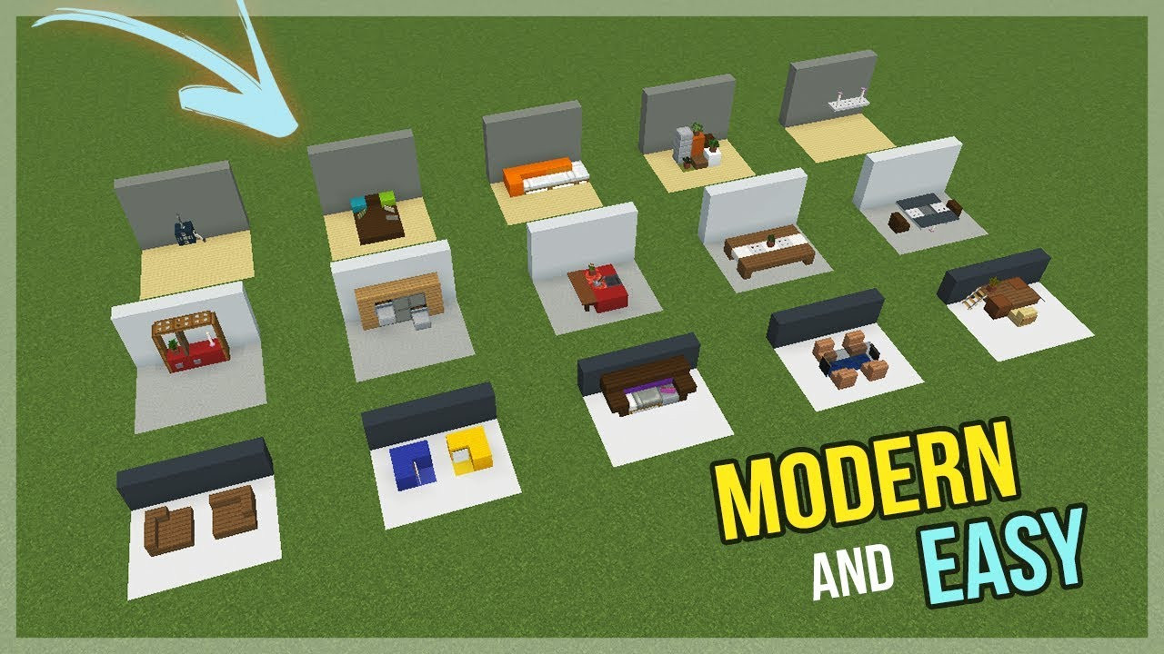 Best ideas about Minecraft Furniture Ideas
. Save or Pin 15 EASY & MODERN Furniture IDEAS Minecraft Now.