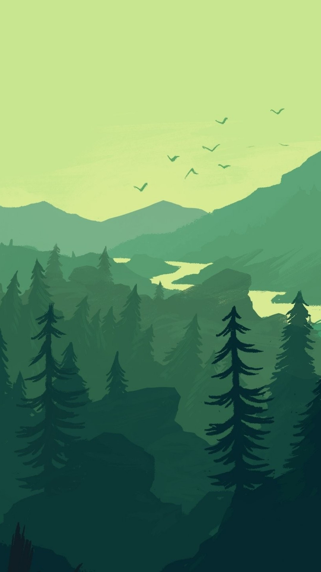 Best ideas about Minimalist Landscape Wallpaper
. Save or Pin Download 1080x1920 Firewatch Landscape Forest Now.