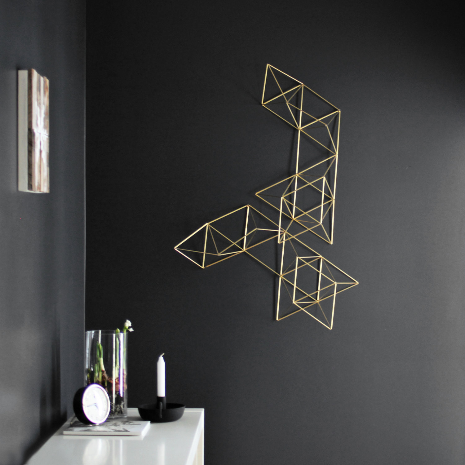Best ideas about Minimalist Wall Art
. Save or Pin Brass Abstract Himmeli no 1 Wall Sculpture Now.