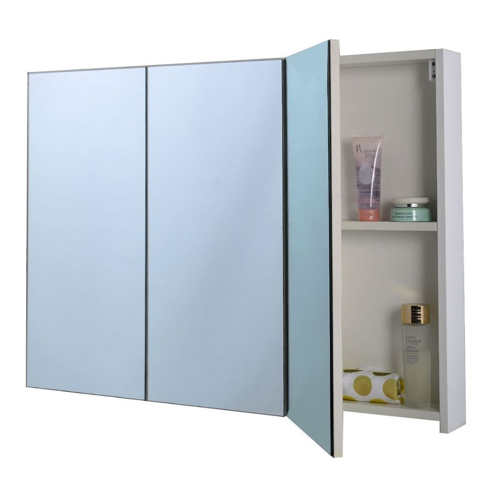 Best ideas about Mirror Medicine Cabinet
. Save or Pin 3 Mirror Door 36" 20" Wide Wall Mount Mirrored Bathroom Now.