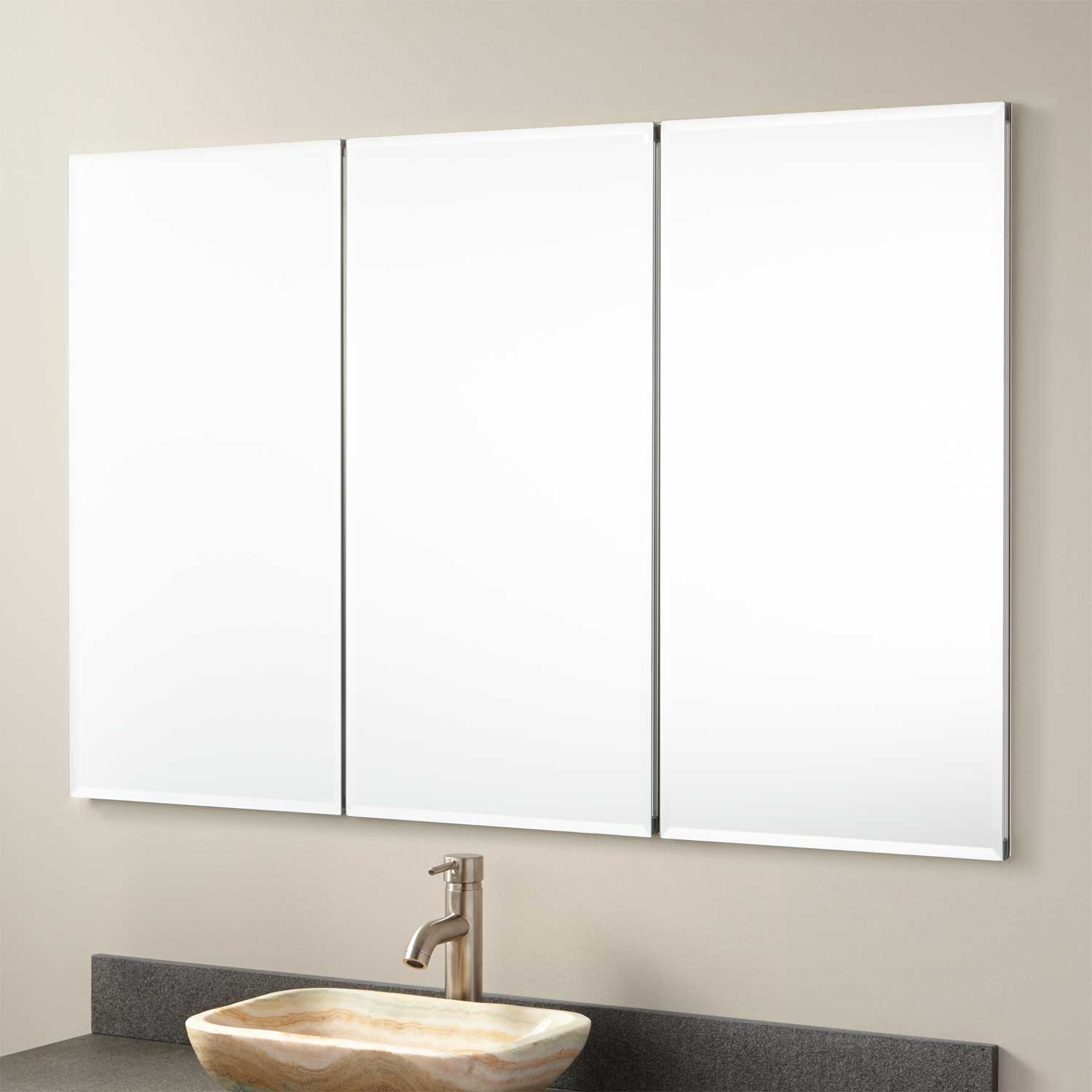 Best ideas about Mirror Medicine Cabinet
. Save or Pin 48" Furview Recessed Mount Medicine Cabinet Bathroom Now.