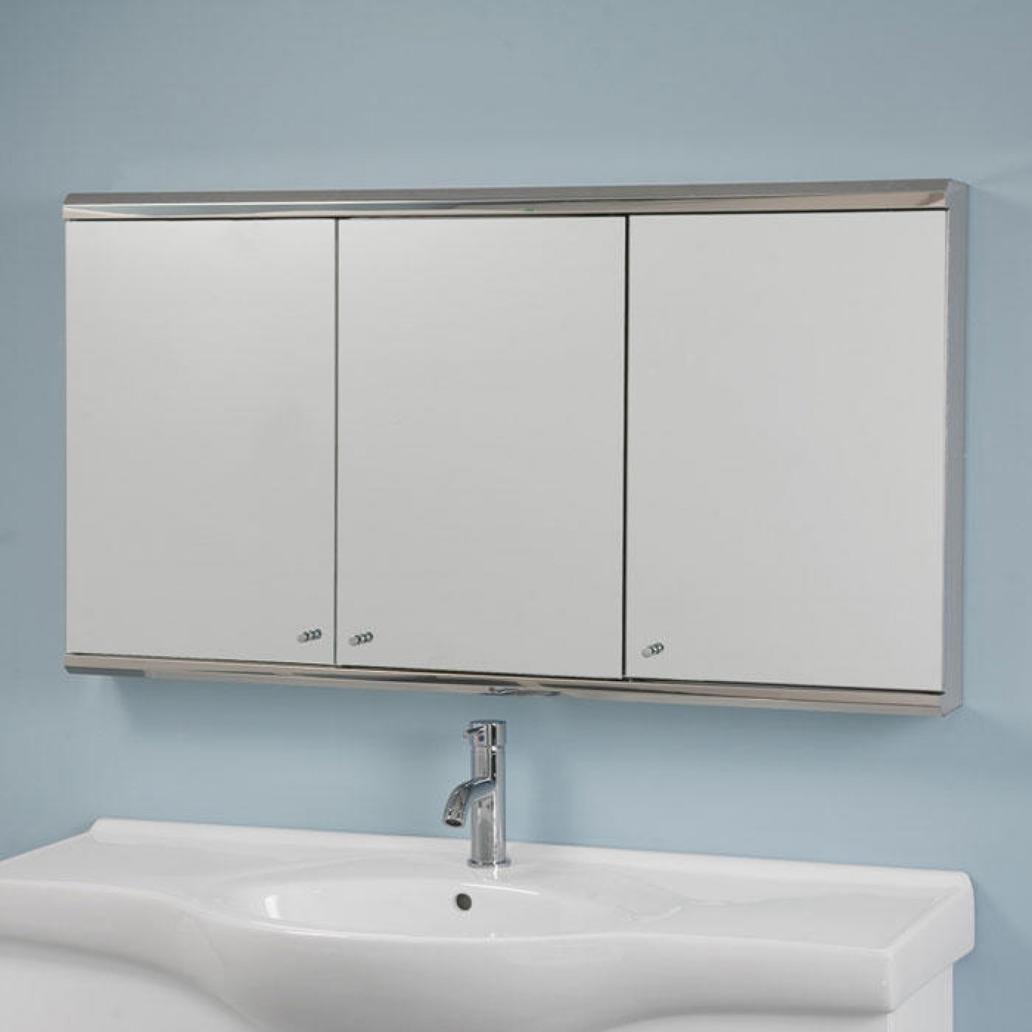 Best ideas about Mirror Medicine Cabinet
. Save or Pin Cosmopolitan Stainless Steel Tri View Medicine Cabinet Now.