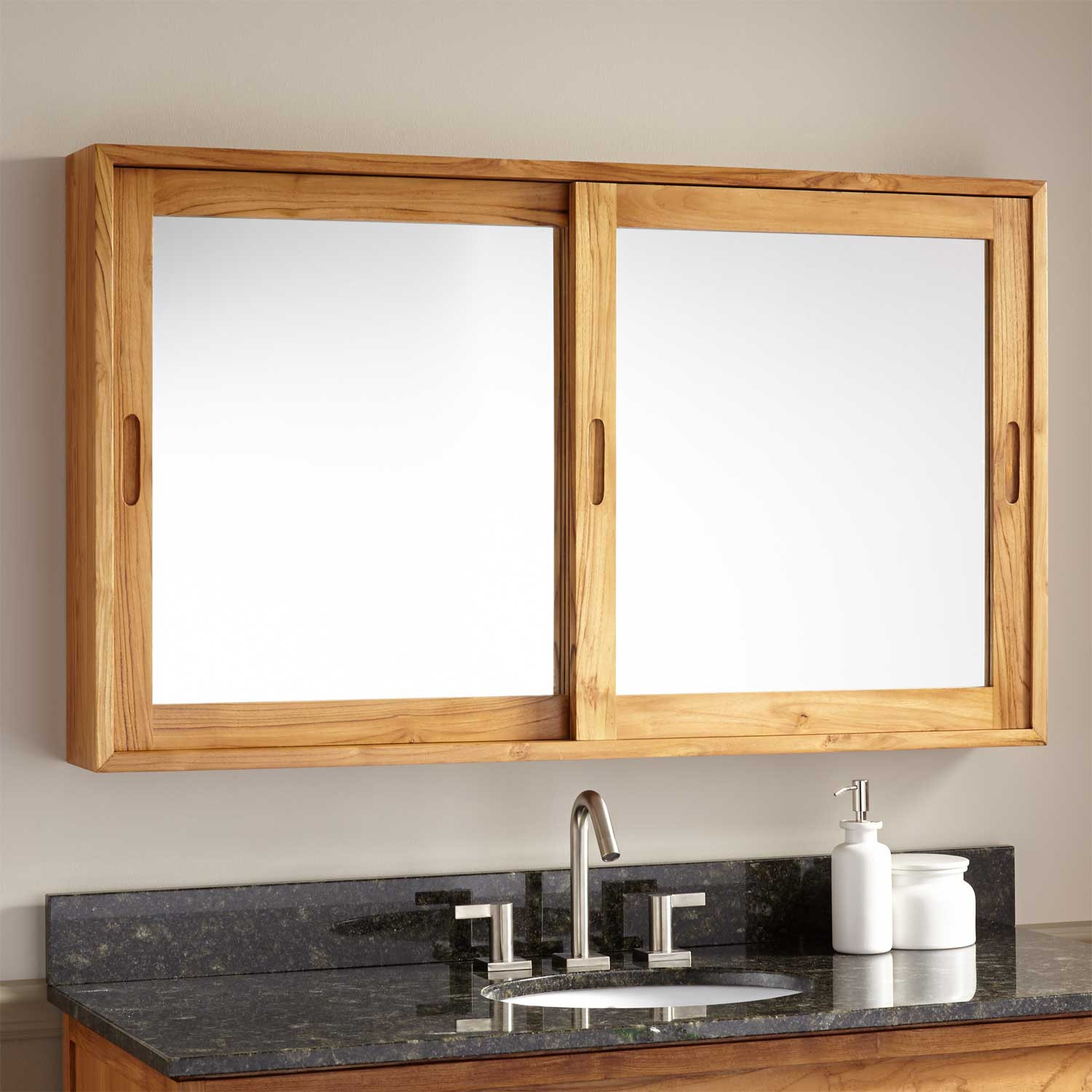 Best ideas about Mirror Medicine Cabinet
. Save or Pin Signature Hardware 47" Wulan Teak Medicine Cabinet with Now.