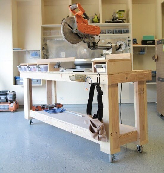 Best ideas about Miter Saw Stand DIY
. Save or Pin 12 Simple DIY Miter Saw Stand Plans Now.