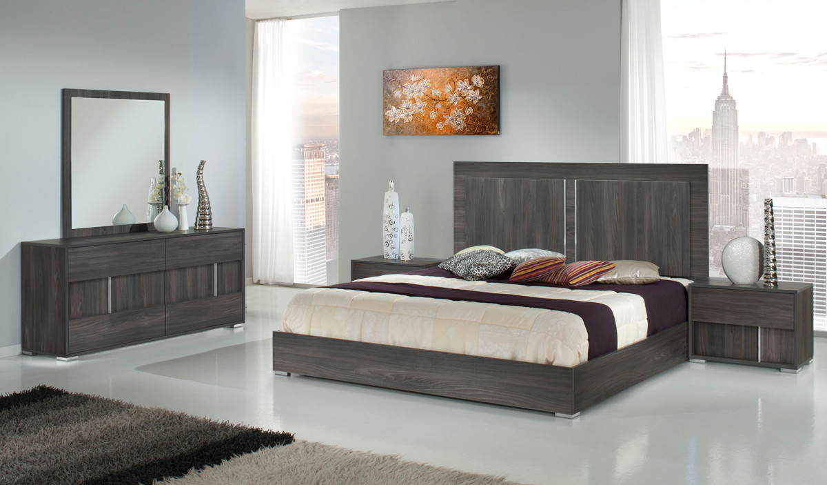 Best ideas about Modern Bedroom Furniture
. Save or Pin Modrest Luca Italian Modern Grey Bedroom Set Now.