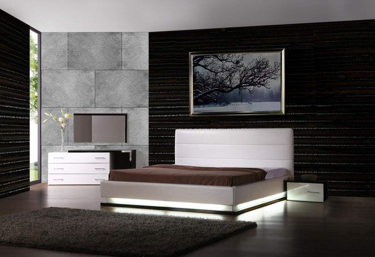 Best ideas about Modern Bedroom Furniture
. Save or Pin Exotic Leather Modern Contemporary Bedroom Sets feat Light Now.