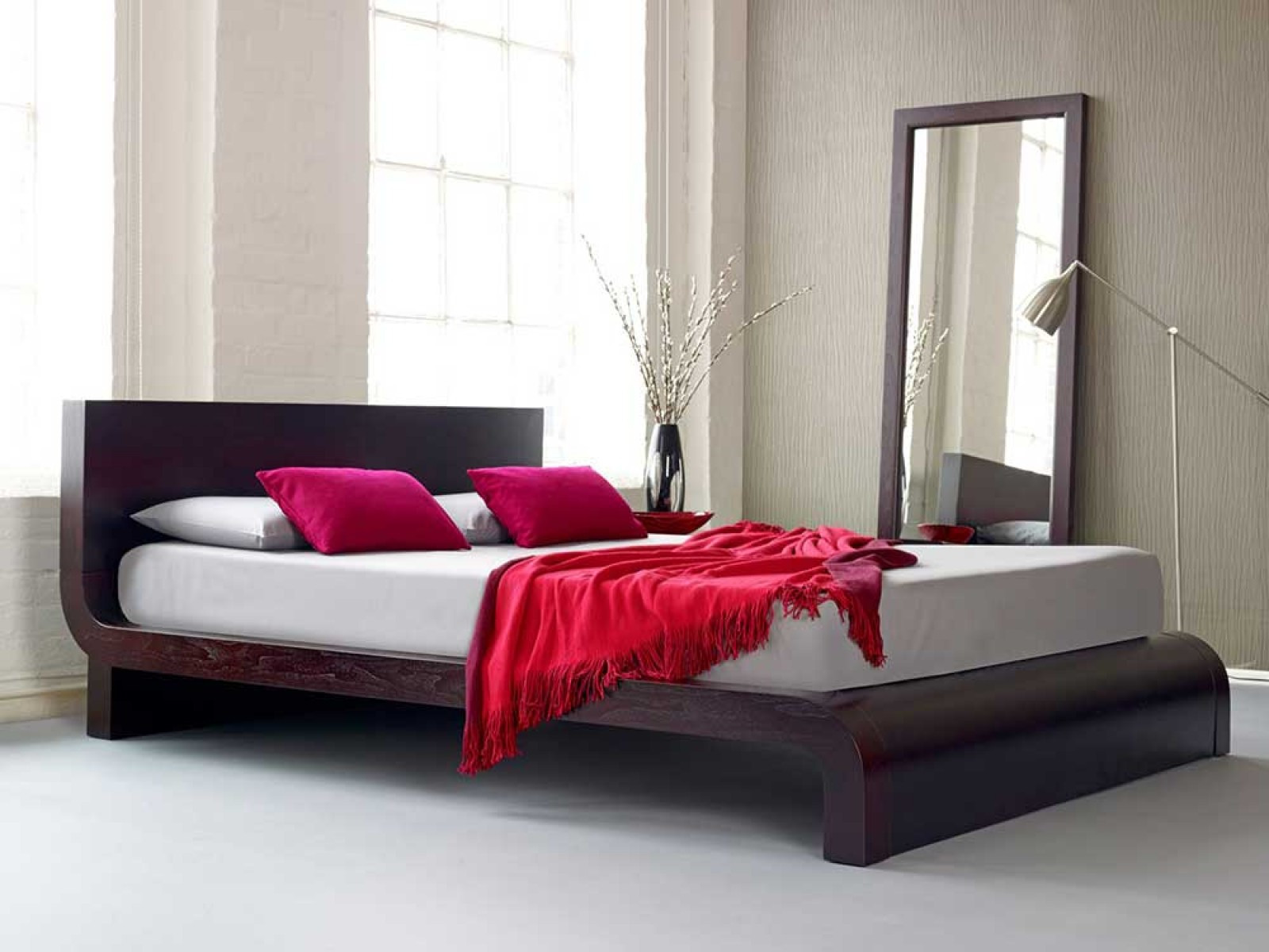 Best ideas about Modern Bedroom Furniture
. Save or Pin Roma Walnut Contemporary Bed Modern Bedroom Furniture Now.