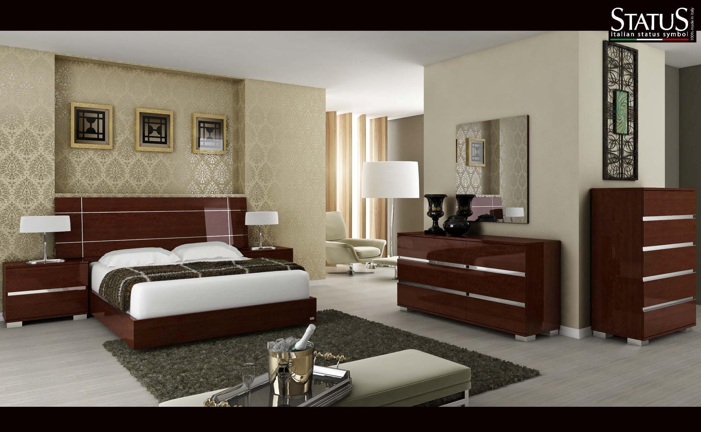 Best ideas about Modern Bedroom Furniture
. Save or Pin DREAM KING SIZE MODERN DESIGN BEDROOM SET WALNUT 5 pc Now.