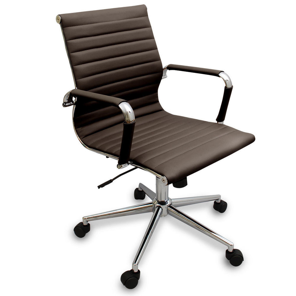 Best ideas about Modern Desk Chair
. Save or Pin New Coffee Brown Modern Ribbed fice Chair puter Now.