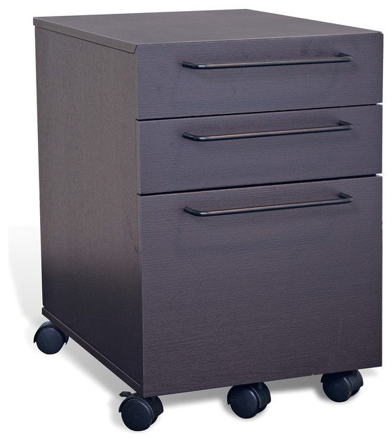 Best ideas about Modern File Cabinet
. Save or Pin 3 Drawer Mobile Pedestal File Cabinet Espresso Modern Now.