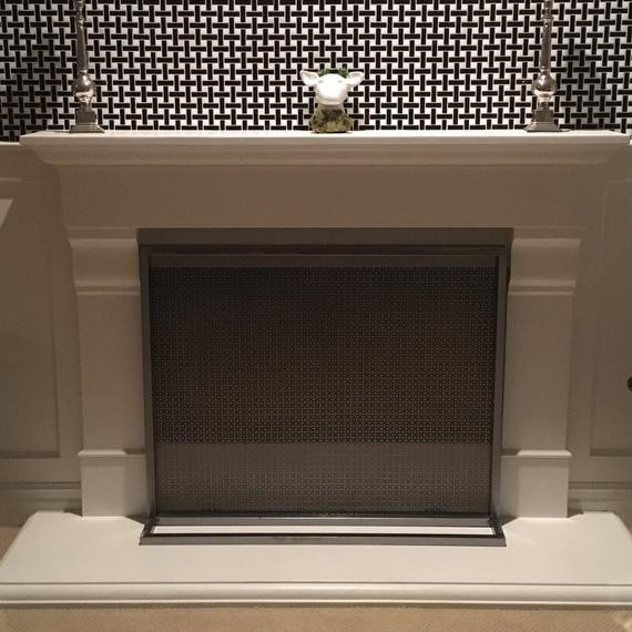 Best ideas about Modern Fireplace Screen
. Save or Pin IMA Fireplace Screen Cover Simple Modern by Studio eZero e Now.