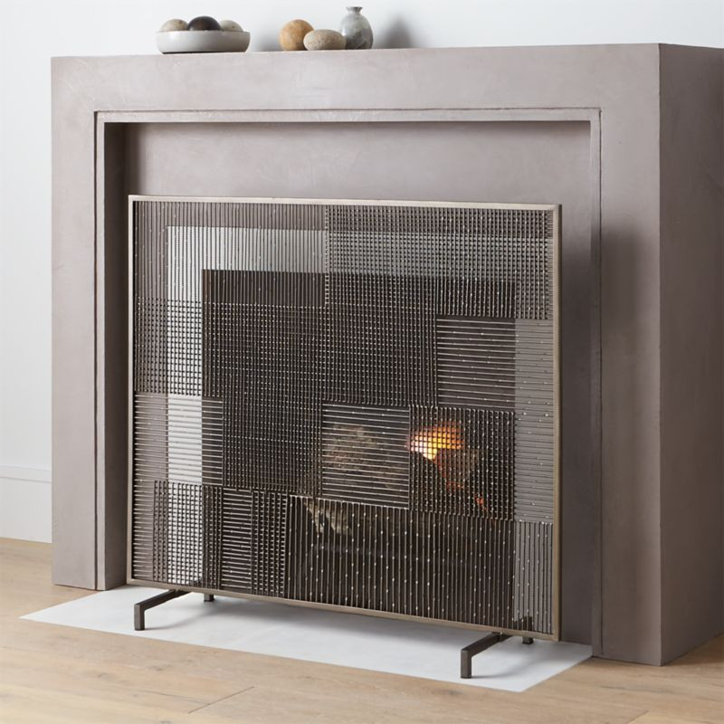 Best ideas about Modern Fireplace Screen
. Save or Pin Ansel Plaid Fireplace Screen Now.
