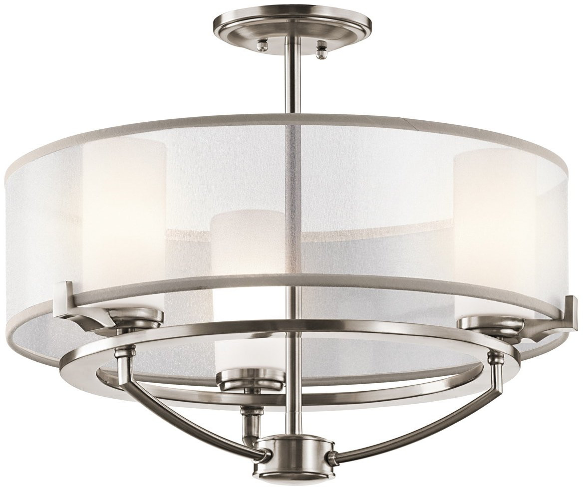 Best ideas about Modern Flush Mount Lighting
. Save or Pin Kichler Lighting CLP Saldana Modern Contemporary Now.