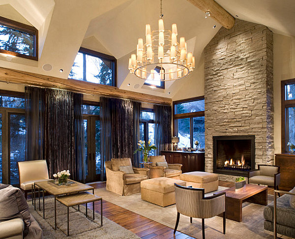 Best ideas about Modern Rustic Living Room
. Save or Pin Stone Fireplaces Add Warmth and Style to the Modern Home Now.