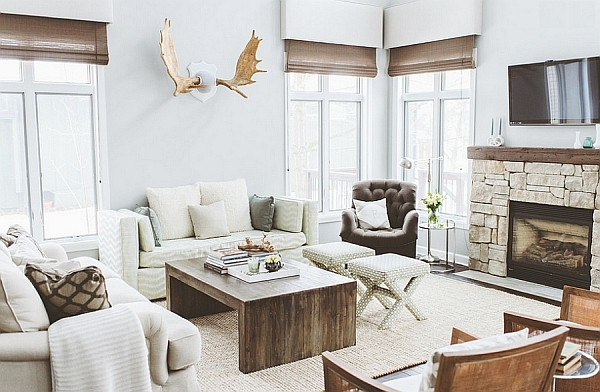 Best ideas about Modern Rustic Living Room
. Save or Pin Breezy Summer House Lake Wisconsin Clad In Chic Modern Now.
