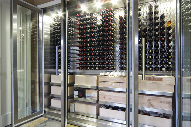 Best ideas about Modern Wine Cellar
. Save or Pin Vin de Garde Custom Stainless Steel Wine Cabinet Now.