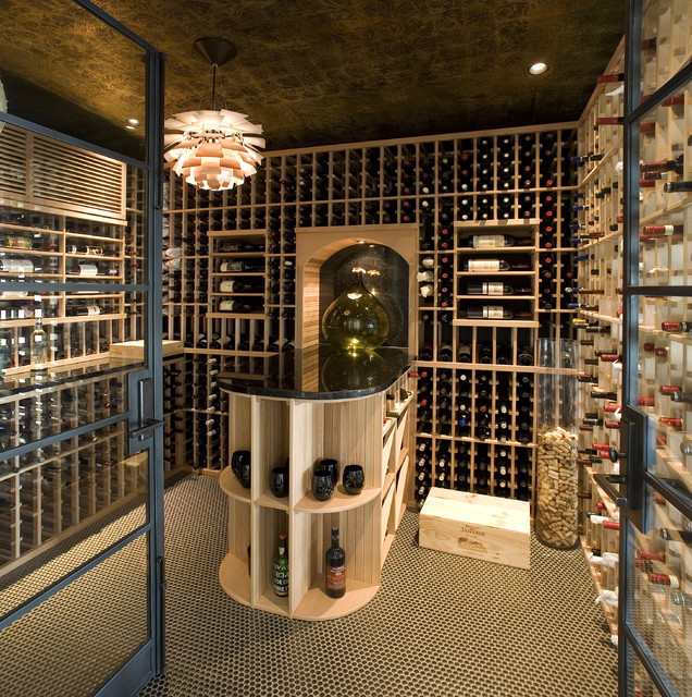 Best ideas about Modern Wine Cellar
. Save or Pin Nadia Designs Contemporary Wine Cellar Los Angeles Now.