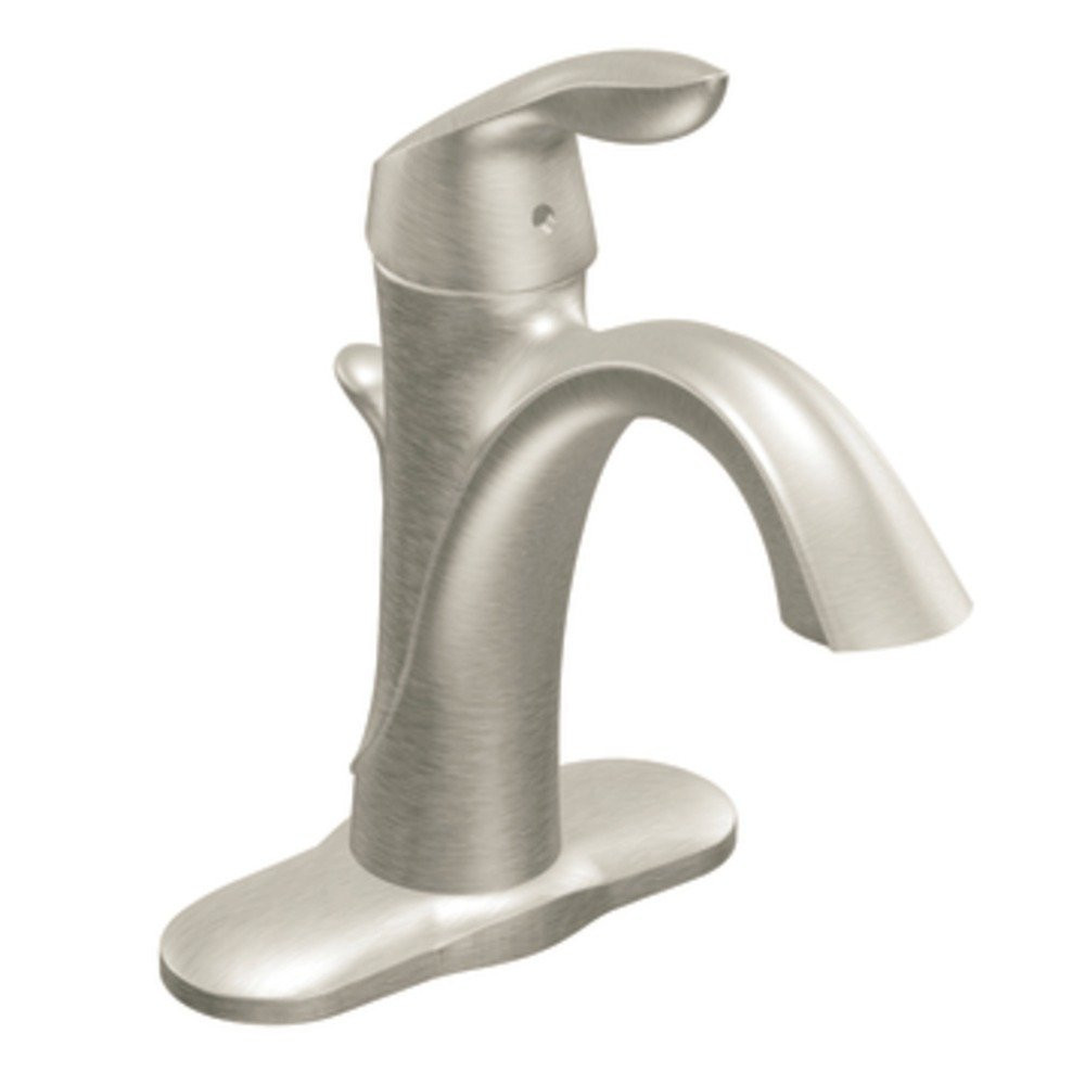 Best ideas about Moen Bathroom Faucets
. Save or Pin Moen Eva e Handle High Arc Bathroom Faucet Brushed Now.