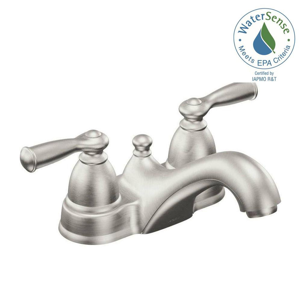 Best ideas about Moen Bathroom Faucets
. Save or Pin MOEN Banbury 4 in Centerset 2 Handle Low Arc Bathroom Now.