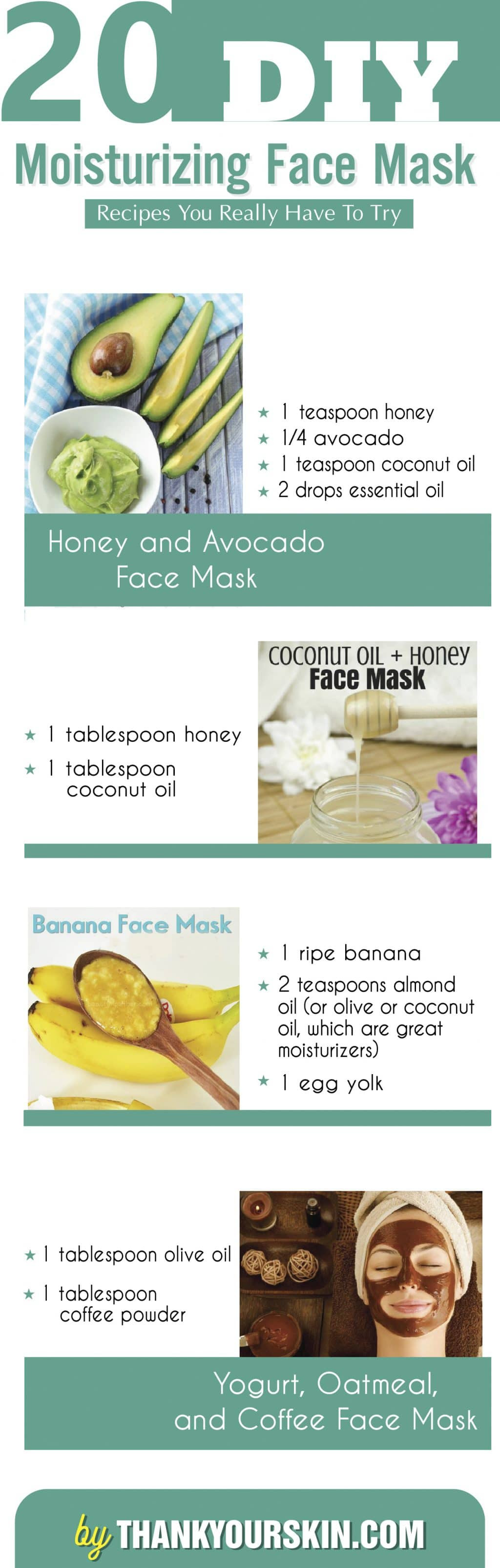 Best ideas about Moisturizing Mask DIY
. Save or Pin 20 DIY Moisturizing Face Mask Recipes You Really Have to Try Now.