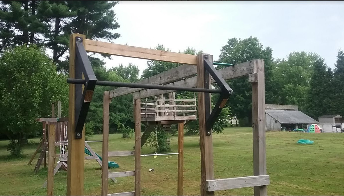 Best ideas about Monkey Bars For Backyard
. Save or Pin How To Build Monkey Bars My $100 Backyard Design Action Now.