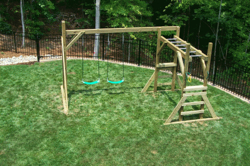 Best ideas about Monkey Bars For Backyard
. Save or Pin Backyard Playground Now.