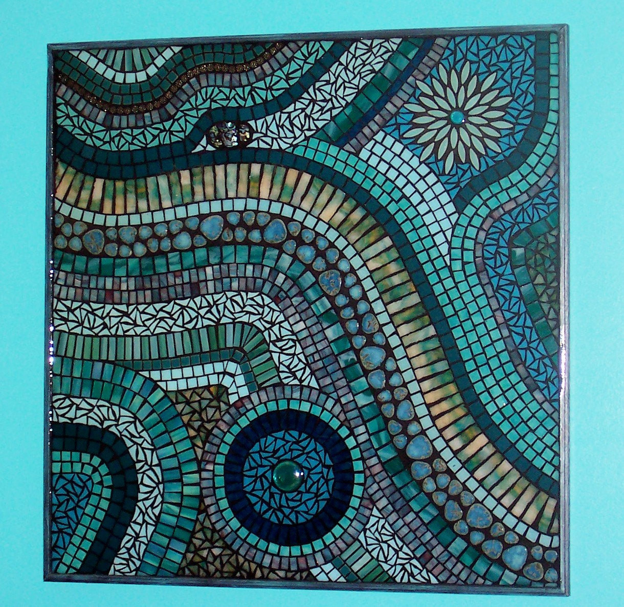 Best ideas about Mosaic Wall Art
. Save or Pin Mixed Media Stained Glass Mosaic Wall Art Now.