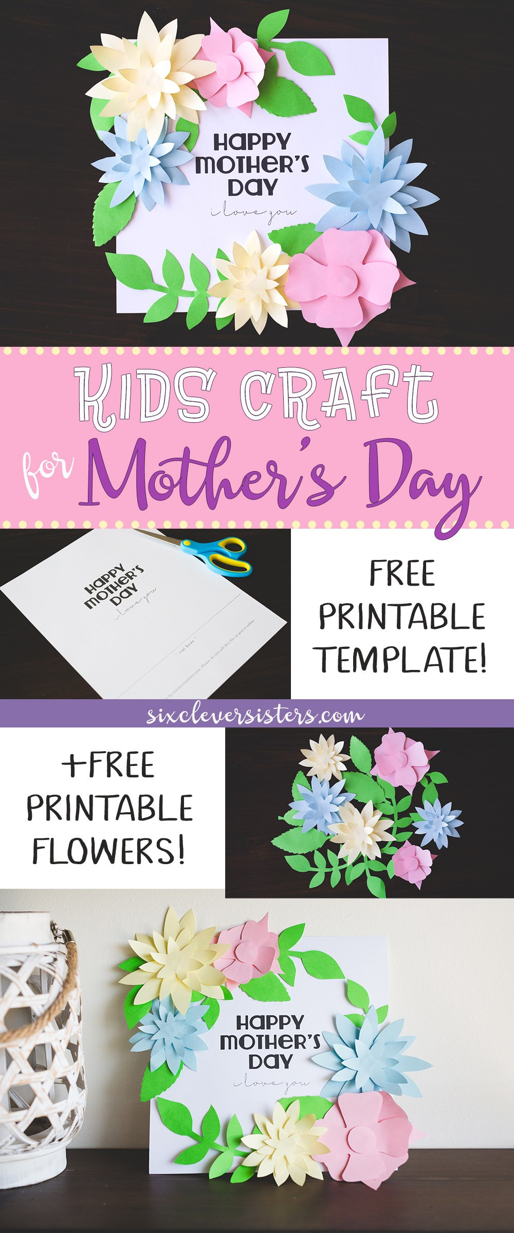 Best ideas about Mother'S Day Craft Ideas For Kids
. Save or Pin Mother s Day Crafts for Kids Free Printable Templates Now.