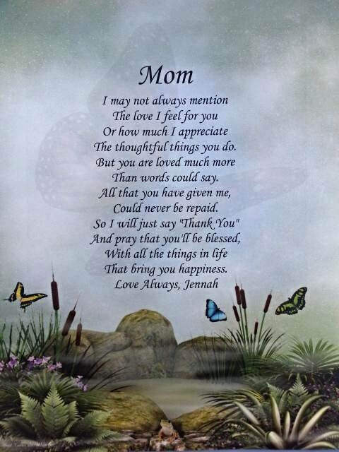 Best ideas about Mother'S Day DIY Gifts
. Save or Pin PERSONALIZED MOM POEM INEXPENSIVE GIFT FOR MOTHER S DAY Now.